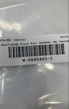 Load image into Gallery viewer, Skullcandy Black Home Audio USB Wireless Mini Portable Speaker No Tested