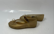 Load image into Gallery viewer, Mini Melissa Girls Sophie Gold-Tone Round Toe Mary Jane Flats Size 12