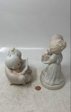 Load image into Gallery viewer, Precious Moments Memories Of Wedding & 50th Anniversary 2 Pcs Ceramic Figurine