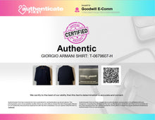 Load image into Gallery viewer, Authentic Giorgio Armani Beauty Womens Black 3/4 Sleeve Uniform T-Shirt Size L
