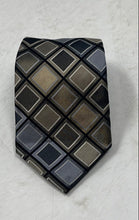 Load image into Gallery viewer, Perry Ellis Mens Multicolor Geometric Keeper Loop Adjustable Pointed Tie