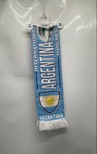 Load image into Gallery viewer, Unisex Blue White Argentina International Manchester Knitted Scarf 8" x 54"