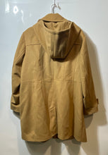Load image into Gallery viewer, Michael Kors Womens Brown Long Sleeve Hooded Full-Zip Overcoat Size 2X