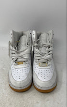 Load image into Gallery viewer, Nike Womens Air Force 1 High 334031-113 White Leather Tennis Sneaker Shoes Sz 7