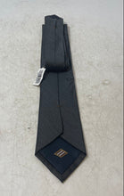 Load image into Gallery viewer, Joseph Abboud Mens Gray Silk Keeper Loop Adjustable Pointed Tie With Tags