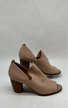 Load image into Gallery viewer, Lucky Brand Womens Jachai Beige Peep Toe Slip-On Ankle Bootie Shoes Size 8 M