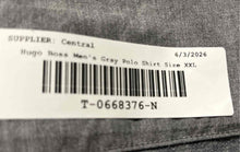 Load image into Gallery viewer, Hugo Boss Mens Gray Short Sleeve Spread Collar Slim Fit Polo Shirt Size XXL