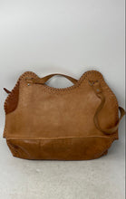 Load image into Gallery viewer, Paulette Womens Brown Leather Double Handle Travel Tote Handbag