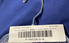 Load image into Gallery viewer, Banana Republic Womens Blue Short Sleeve Crew Neck Back Zip Shift Dress Size 6 P
