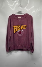 Load image into Gallery viewer, Blue 84 Mens Pale Burgundy Miami Heat Basketball Pullover Sweatshirt Size S