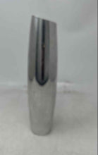 Load image into Gallery viewer, Silver Color Decorative Vase With An Asymmetrical Design At The Top Collectible