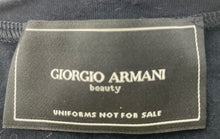 Load image into Gallery viewer, Authentic Giorgio Armani Beauty Womens Black 3/4 Sleeve Uniform T-Shirt Size L
