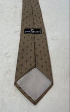 Load image into Gallery viewer, Paco Rabanne Mens Brown Printed Adjustable Keeper Loop Formal Pointed Tie