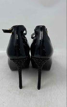 Load image into Gallery viewer, Thalia Sodi Womens libbie Black Leather Ankle Strap Stiletto Pump Heels Size 8