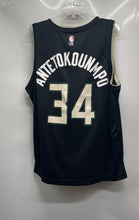 Load image into Gallery viewer, Fanatics Mens Black NBA Milwaukee Bucks Giannis Antetokounmpo #34 Jersey Size XL