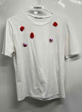 Load image into Gallery viewer, Zara Womens White Short Sleeve Crew Neck Pullover T-Shirt Size Medium