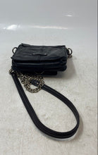 Load image into Gallery viewer, Frye Womens Black Leather Detachable Chain Strap Flap Over Lined Crossbody Bag