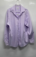 Load image into Gallery viewer, Calvin Klein Mens Light Purple Long Sleeve Collared Dress Shirt Size 17