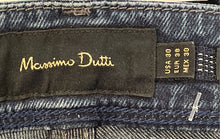 Load image into Gallery viewer, Massimo Dutti Mens Blue Denim Dark Wash Stretch Skinny Leg Jeans Size 30
