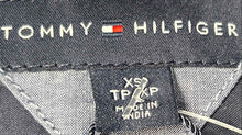 Load image into Gallery viewer, Tommy Hilfiger Womens Dark Blue Cotton Long Sleeve Button-Up Shirt Size XS