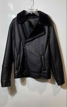 Load image into Gallery viewer, INC International Concepts Womens Black Full-Zip Motorcycle Jacket Size M