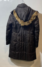 Load image into Gallery viewer, Marc New York By Andrew Marc Womens Brown Full-Zip Hooded Puffer Coat Size M