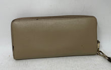 Load image into Gallery viewer, Michael Kors Womens Green Leather Card Holder Inner Pocket Zip-Around Wallet