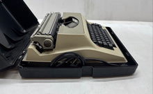 Load image into Gallery viewer, Underwood 565 Portable Manual Electric Typewriter With Case Not Tested
