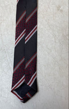 Load image into Gallery viewer, Unbranded Mens Multicolor Striped Silk Designer Tie With Accessories 3 Pcs