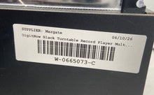 Load image into Gallery viewer, DigitNow Model M504 Black Turntable Record Player Multimedia System Not Tested