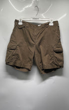Load image into Gallery viewer, J.Crew Womens Dark Brown Color Cotton Low Fit Cargo Shorts Size 4