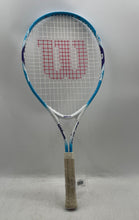 Load image into Gallery viewer, Wilson Serena Blue White Lightweight Frame Easy Swings Sports Tennis Racket