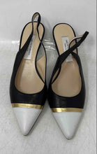 Load image into Gallery viewer, Saks Fifth Avenue Womens Multicolor Leather Stiletto Slingback Heels Size 6 1/2B