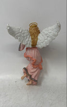 Load image into Gallery viewer, Hand Painted Angel In A Pink Gown Porcelain Decorative Figurine Collectible