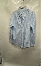 Load image into Gallery viewer, Brooks Brothers Mens Blue White Long Sleeve Button-Up Shirt Size M