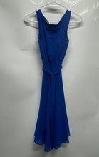 Load image into Gallery viewer, Karl Lagerfeld Paris Womens Blue Back Zipper Sleeveless Collarless Maxi Dress 4