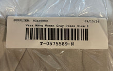 Load image into Gallery viewer, Authentic Vera Wang Womens Gray One-Shoulder Ball Gown Dress Size 8