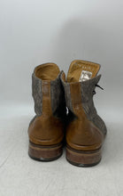 Load image into Gallery viewer, Domenico Mens Brown Cap Toe Lace-Up Block Ankle Boots Size EUR 41