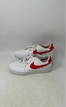 Load image into Gallery viewer, Nike Womens Court Blanc CI0808-103 White Red Lace-Up Sneaker Shoes Size 7