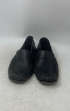 Load image into Gallery viewer, Stuart Weitzman Mens Black Leather Slip-On Moc Toe Loafer Shoes Size 9 M
