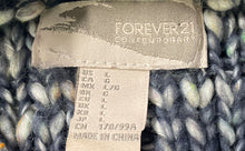 Load image into Gallery viewer, Forever 21 Womens Gray Multicolor Marled Knit Slit Hem Pullover Sweater Size L