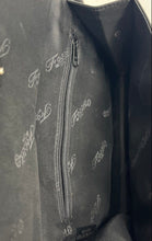 Load image into Gallery viewer, Fossil Womens Black Leather Inner Pockets Flap Travel Shoulder Bag
