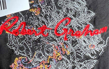 Load image into Gallery viewer, Robert Graham Mens Black Cotton Classic Fit Long Sleeve Button-Up Shirt Size L