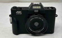 Load image into Gallery viewer, Black 4K Ultra HD 48 MP 16x Zoom Digital Camera With Case And Accessories NCL