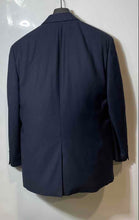 Load image into Gallery viewer, Izod Mens Dark Blue Long Sleeve Notched Single-Breasted One Button Blazer Sz 43R
