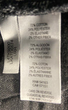 Load image into Gallery viewer, Karl Lagerfeld Paris Womens Black Button Front Belt Loops Straight Leg Jeans 10