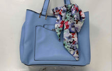 Load image into Gallery viewer, Steve Madden Womens BParker Light Blue Faux Leather Adjustable Strap Satchel Bag