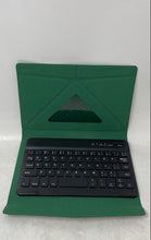 Load image into Gallery viewer, Black Portable Standard Wireless Keyboard Untested With Green Case