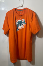 Load image into Gallery viewer, Nike Mens Orange Miami Dolphins Dri-Fit Sport NFL T-Shirt Size Medium