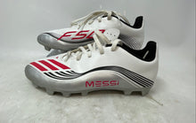 Load image into Gallery viewer, Adidas Kids F50 Messi Club White Low Top Lace-Up Soccer Cleats Size 3.5